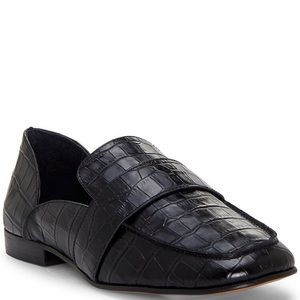 1.State Lare Croc Embossed Loafers 7.5
